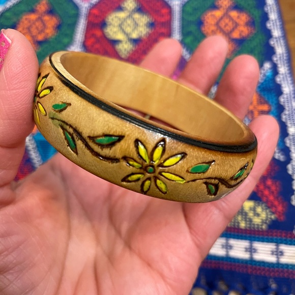 Jewelry - Wood Bangle Bracelet